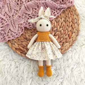 Crochet Rabbit, Crochet Bunny, Crochet Animals, Crochet Bunny Plush, Easter Bunny, Amigurumi Bunny, Doll For Sale, Plush Rabbit Toys
