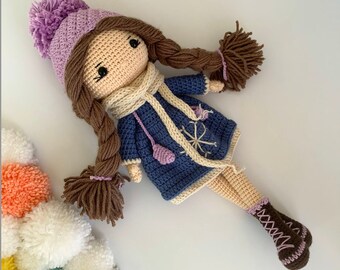 Crochet Doll, Princess Doll, Crochet Doll For Sale, Handmade Doll, Crochet Doll For Sale, Personalized Doll, Crochet Princess Doll