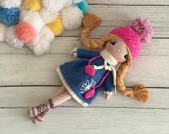 Crochet Doll For Girls, Crochet Princes Doll, Amigurumi Princes Stuffed  Doll, Babyshower Gift, Miniature Amigurumi Doll