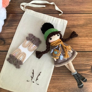 Crochet Doll for Sale, Amigurumi Doll for Sale, Crochet Amigurumi Doll, Princess Doll, Stuffed Doll, Cuddle Doll, Amigurumi Girl, Plush Toys