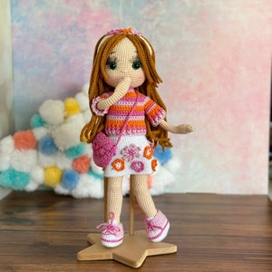 Crochet Doll, Crochet Princes, Doll For Sale, CLARA Doll, For Sale, Stuffed Doll, Crochet Princess Doll, Amigurumi Princes, Amigurumi Doll