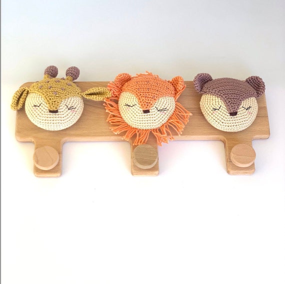 Perchero Madera Pared Perchero De Madera Para Niu00f1os En Forma