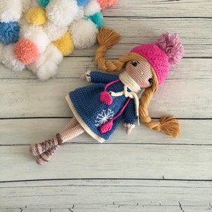 Crochet Doll for Sale, Amigurumi Doll for Sale, Crochet Handmade Doll, Princess Doll, Stuffed Doll, Cuddle Doll, Amigurumi Girl, Plush Toys