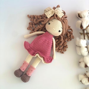 Princess Doll, Amigurumi Princess Doll, Crochet Princess Doll For Sale, Princess Doll, Valentine&#39;s Day Gift, Crochet Doll For Sale
