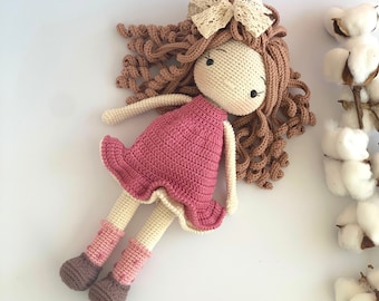 Muñeca Princesa, Muñeca Princesa Amigurumi, Muñeca Princesa de Crochet en Venta, Muñeca Princesa, Regalo de San Valentín, Muñeca de Crochet en Venta