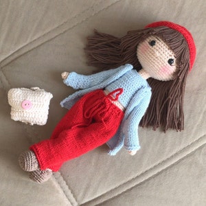 Crochet Princes, FASHION Girl, Crochet Doll, Crochet Amigurumi Doll, Crochet Doll for Sale, Amigurumi Doll for Sale