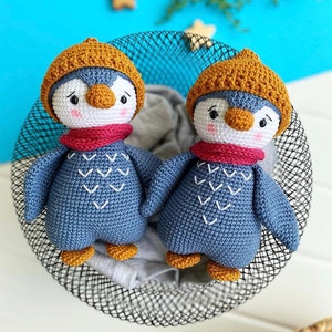 Gehäkelter Pinguin zu verkaufen, gehäkelte Tiere, gehäkelte Puppen zu verkaufen, Neugeborenen Geschenk, gehäkelter Pinguin, Amigurumi Tier, gehäkeltes Tier