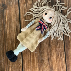Crochet Megan, Crochet  M3gan Doll, Best Friend Megan, Horror Gothic Film Character, Amigurumi Megan Doll, Stuffed Doll, Gift For Daughter