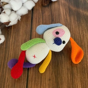 Cane all'uncinetto, Animali all'uncinetto, Cane a maglia, Giocattoli all'uncinetto, Giocattoli in vendita, Animali di peluche, Cane di peluche, Regalo per cani di piccola taglia