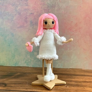 Crochet Enid Sinclair, Enid Sinclair Doll, Handmade Enid Doll, Wednesday Addams, Enid Sinclair Doll, Enid & Wednesday Crochet Doll, Enid