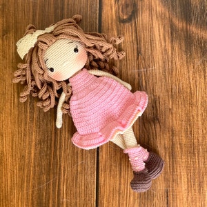 Princess Doll, Amigurumi Princess Doll, Crochet Princess Doll For Sale, Princess Doll, Valentine&#39;s Day Gift, Crochet Doll For Sale