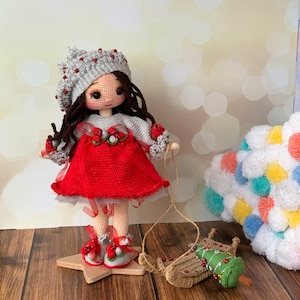 CAPELLA, Crochet Doll For Sale, Crochet Princes Doll, Stuffed Doll, Crochet Princess Doll, Amigurumi Princes, Amigurumi Doll