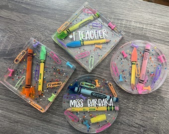 Resin Coaster Teacher - Etsy