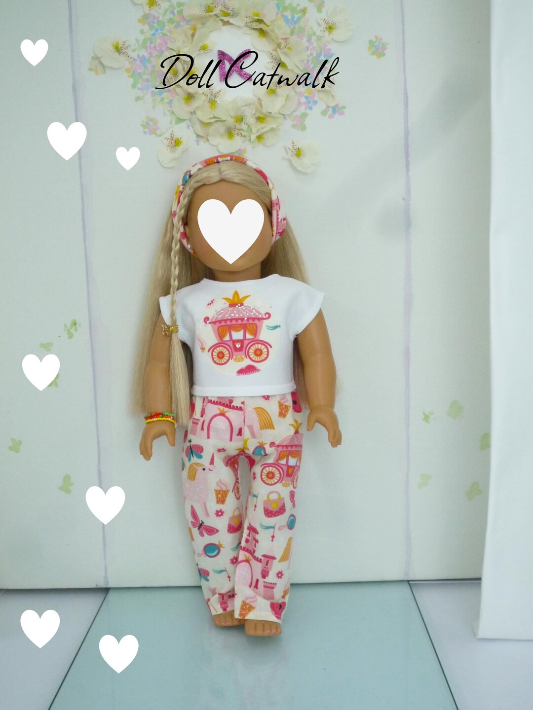 PRINCESS PYJAMAS OUTFIT Handmade Dolls Clothes to Fit Our Generation