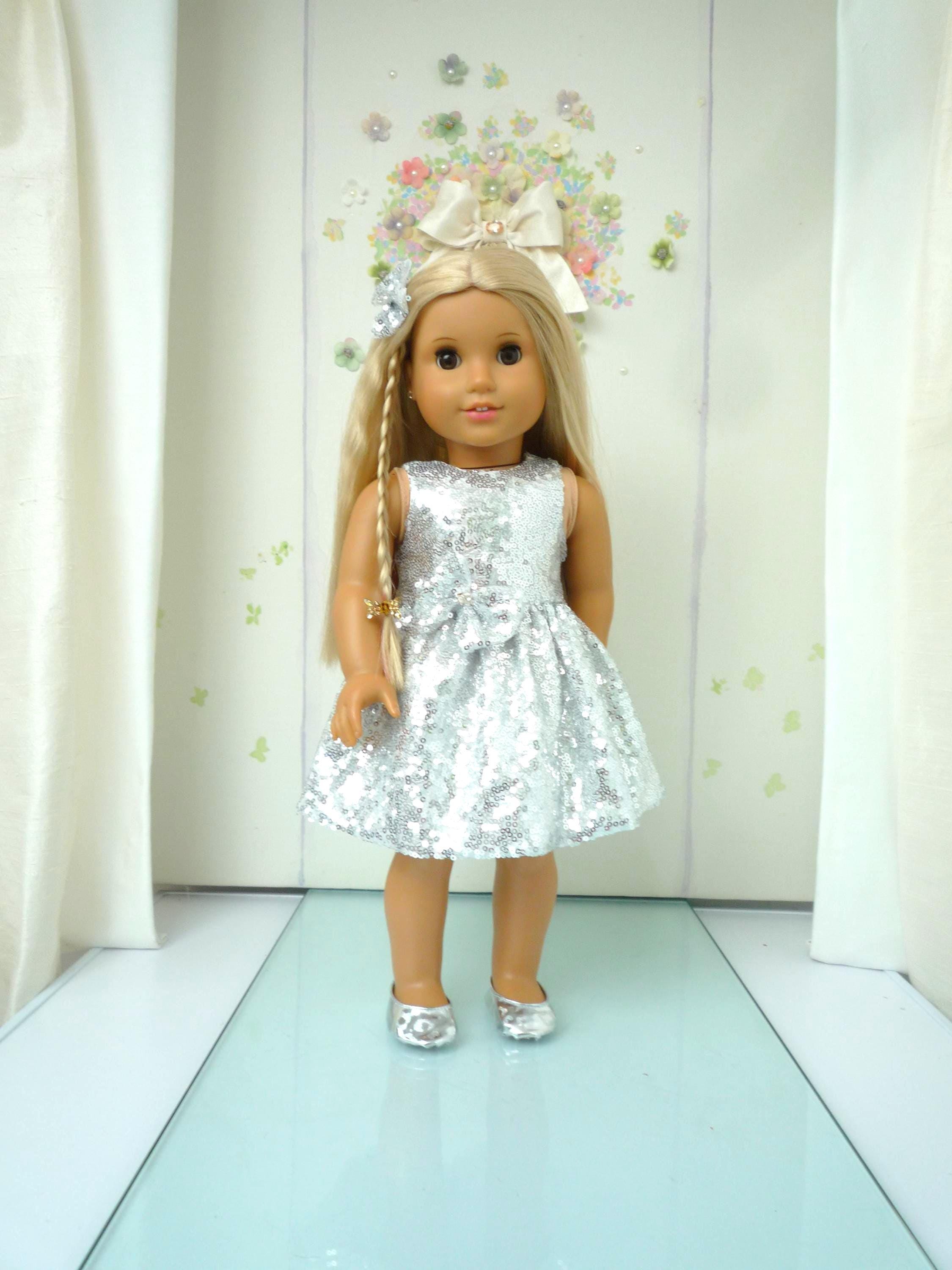 Barbie Doll Capital Barbie Sequin Mini Dress Barbie Glam Doll With Sparkly  Pink Mini Dress X0118