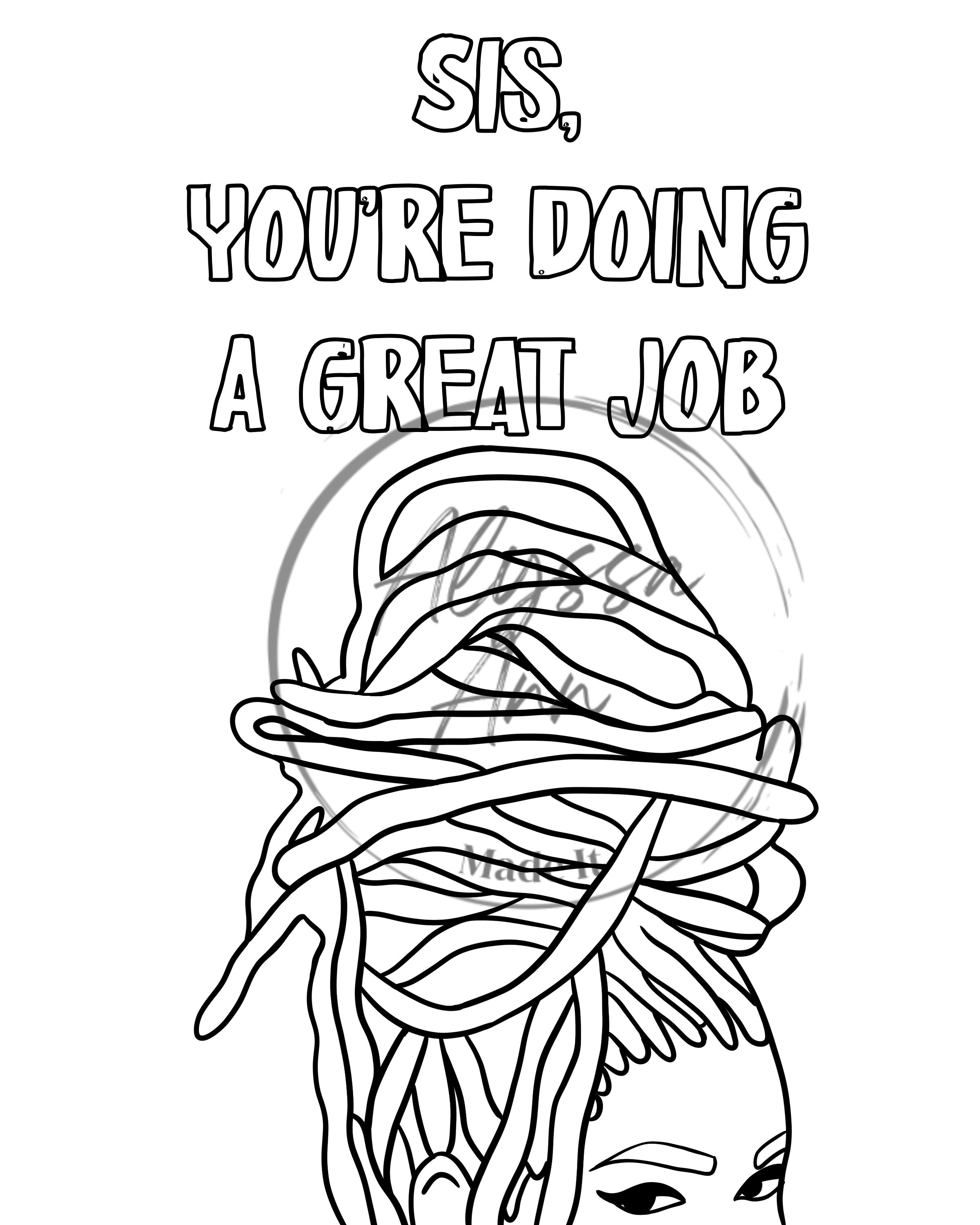 Nice Job Coloring