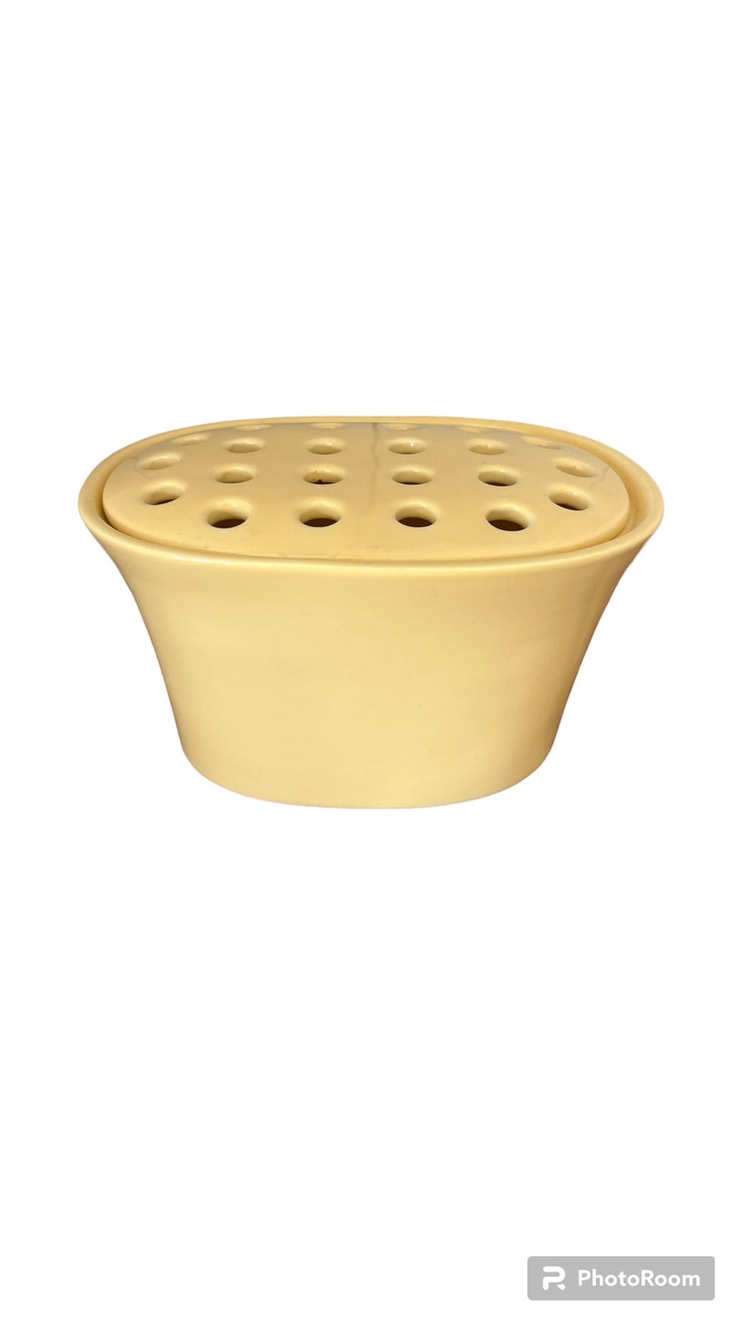 Vintage Southern Living at Home Arrangeiteasy Ceramic Oval Flower