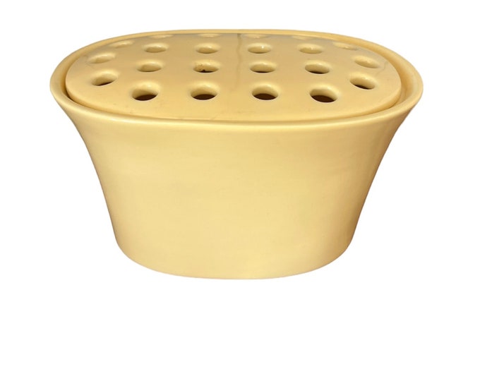 Vintage Southern Living at Home Arrangeiteasy Ceramic Oval Flower