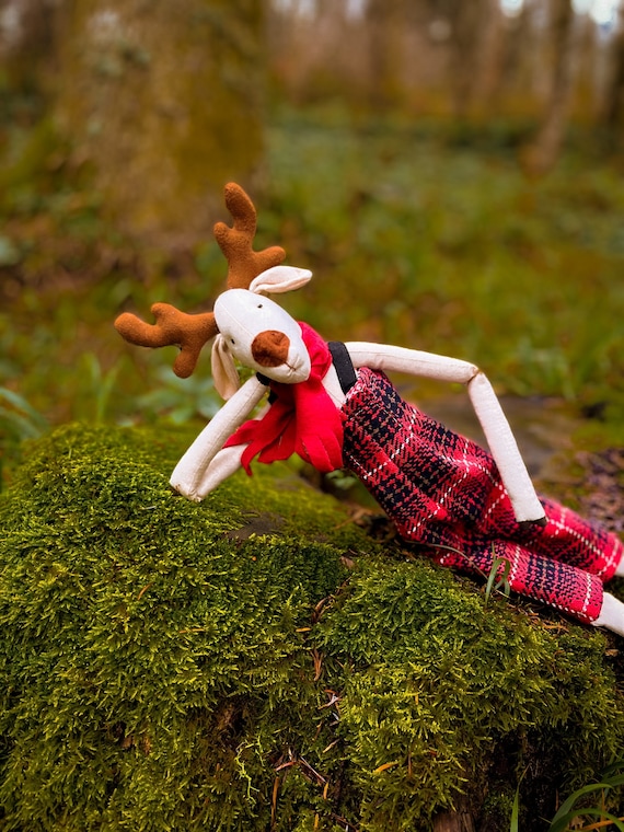 Large stuffed deer sale