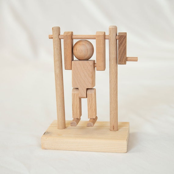 Wooden Acrobat Toy Montessori Wooden Toy Handmade Acrobat - Etsy