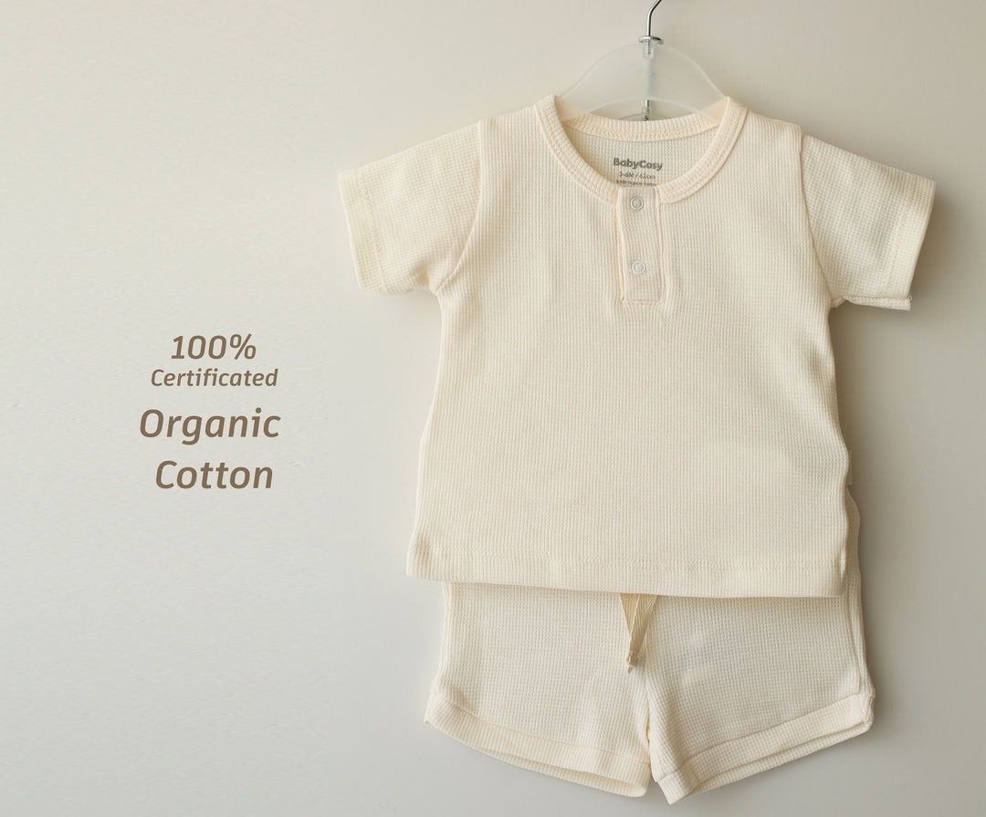 Organic Cotton Baby T-shirt and Short Set, Organic Summer Set ...