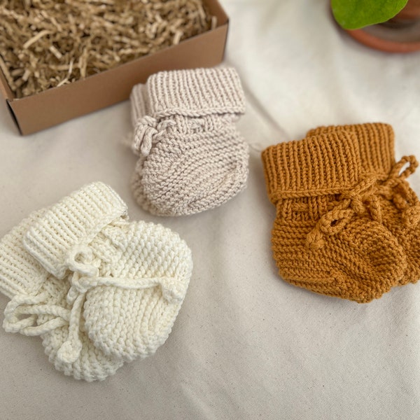 knitted shoes for babies