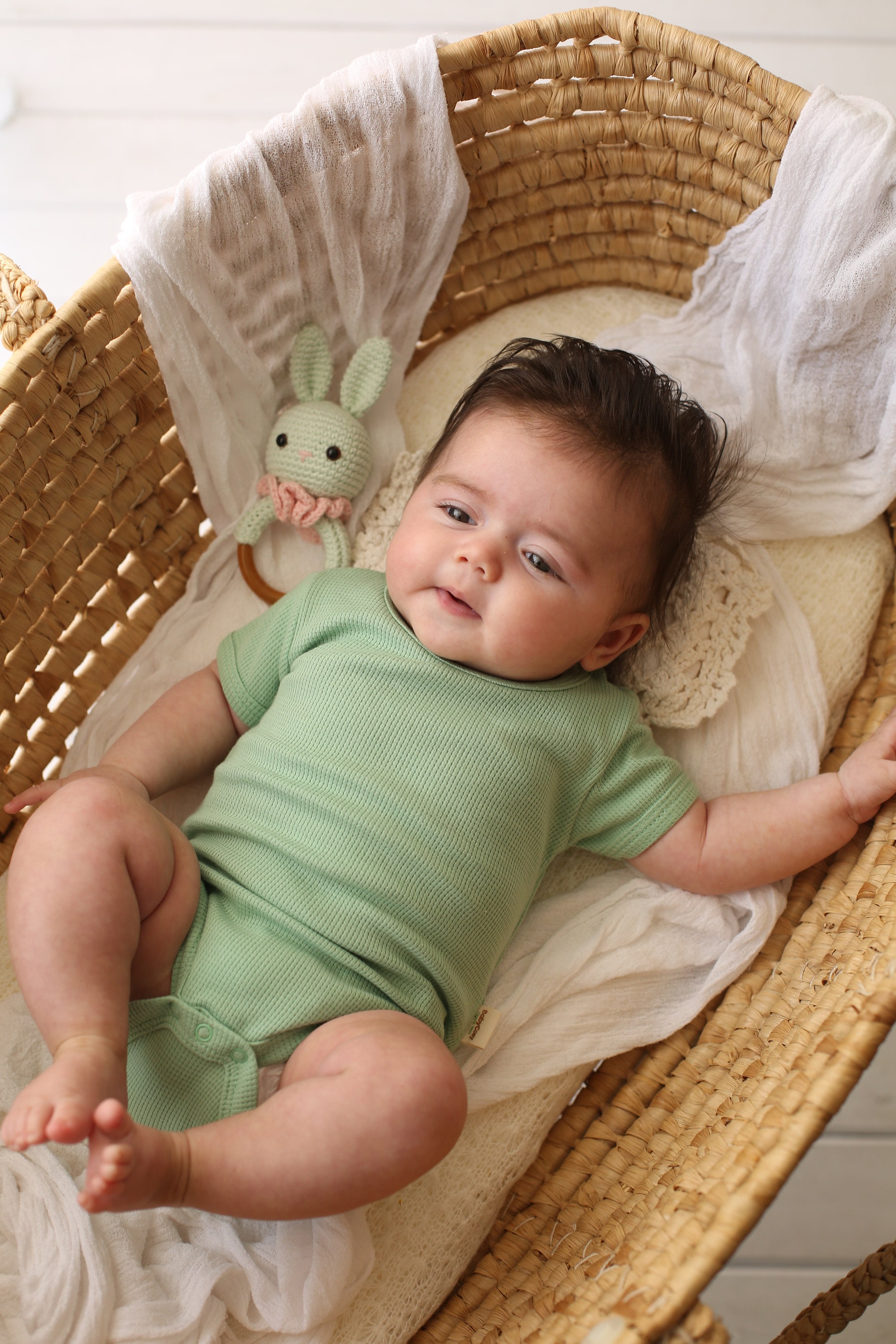 100% Organic Cotton Soft Newborn Baby Romper Djibouti