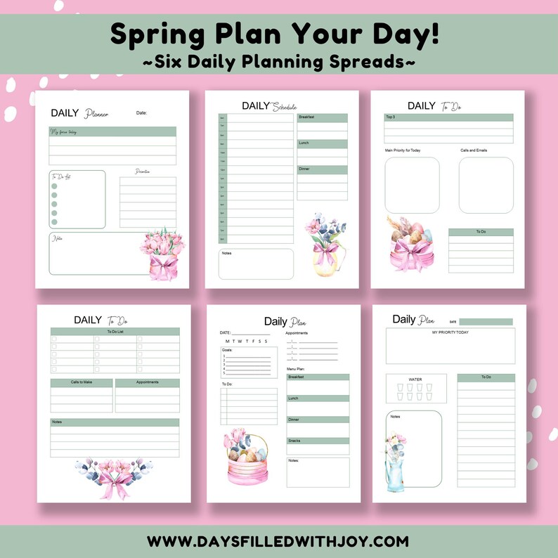 Spring Planning Example Spring