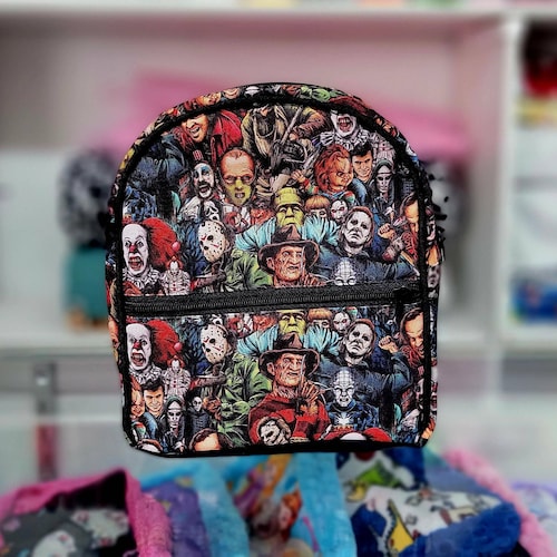 Horror Movie Villians Mini Backpack. Horror Movie Mini Etsy