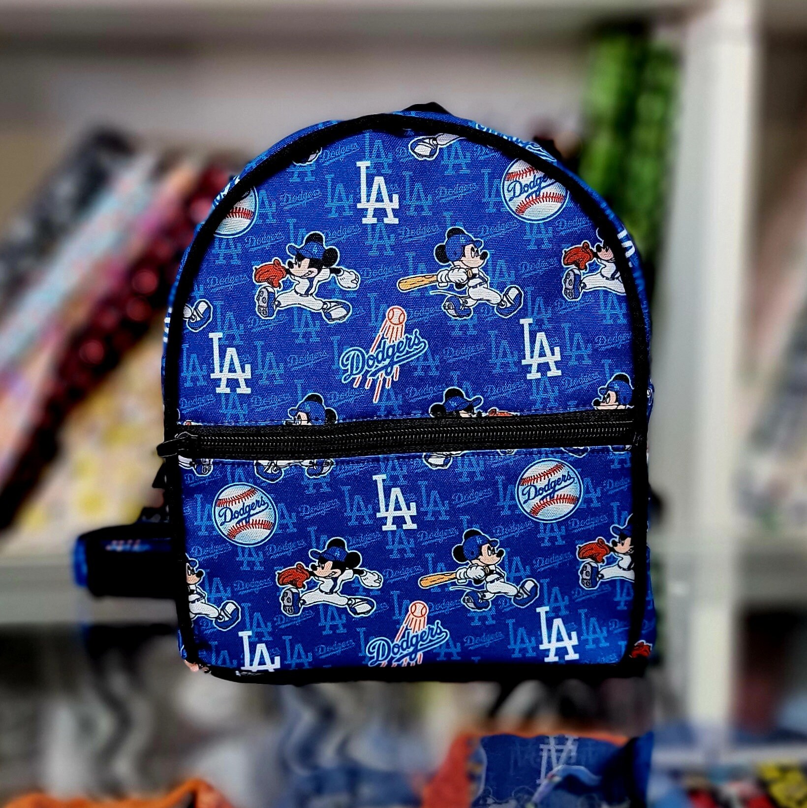 Mickey Mouse Dodgers Blue Mini Backpack 