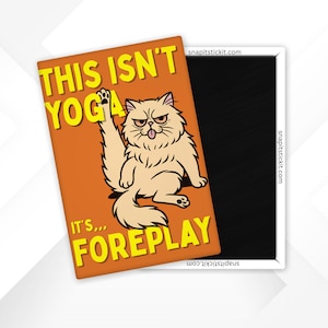 Dark Humor Cat Magnet: Sarcastic Fridge Decor, Edgy Cat Lover Gift