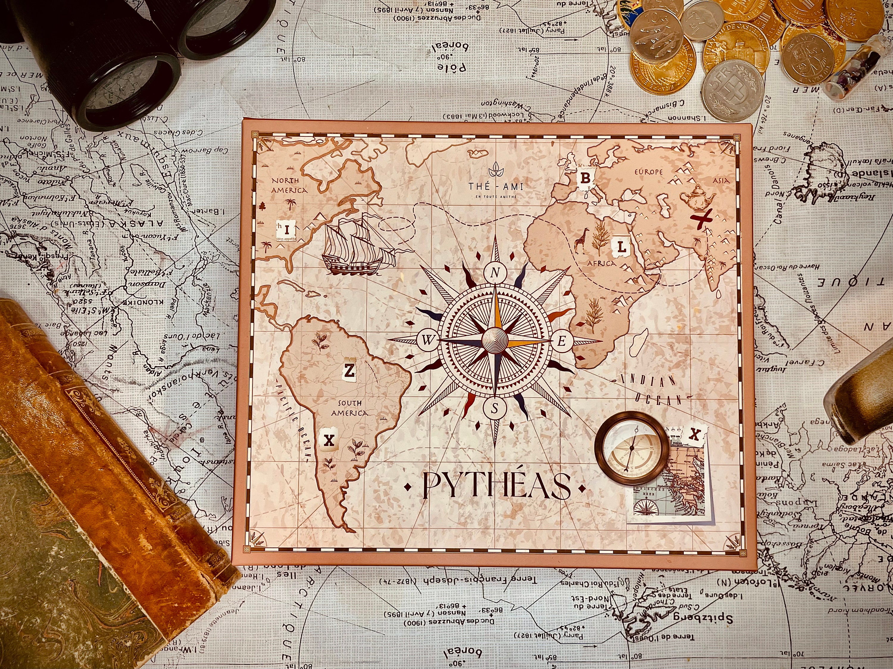 Boîte de Thé Vrac - Idée Cadeau à Offrir Box Pythéas [Thé-Ami]