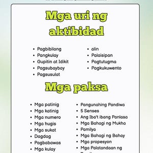 62-page Tagalog Worksheets – Literacy & Life Skills for Bilingual Kids ...