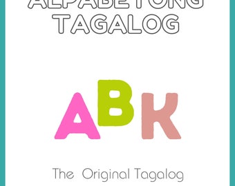 Livre de coloriage de l'alphabet tagalog