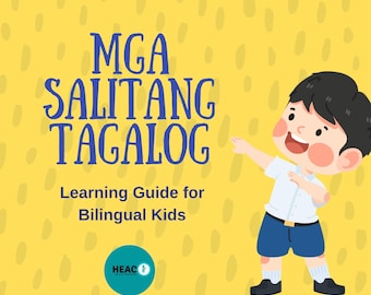 Mga Salitang Tagalog - Bilingual Kids Book