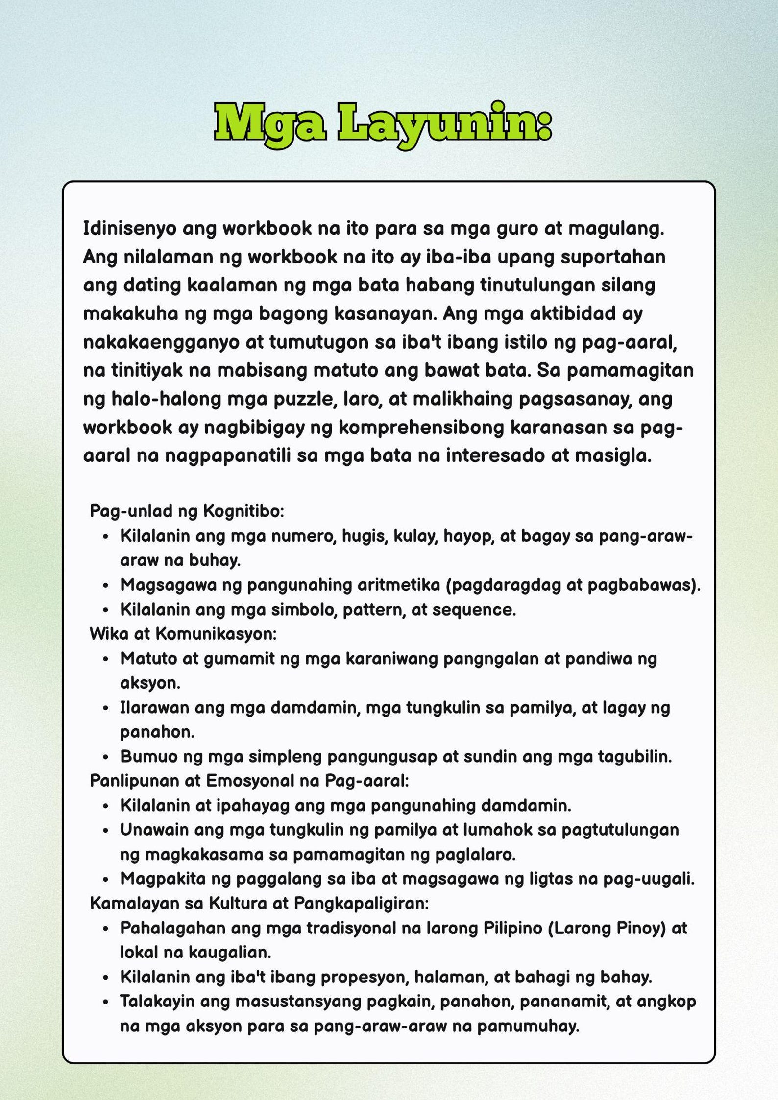 62-page Tagalog Worksheets – Literacy & Life Skills for Bilingual Kids ...