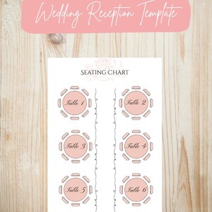 Wedding Reception Seating Chart
