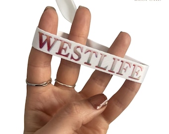 Westlife 25 Wristband | Tour Keepsake | 25th Anniversary Tour