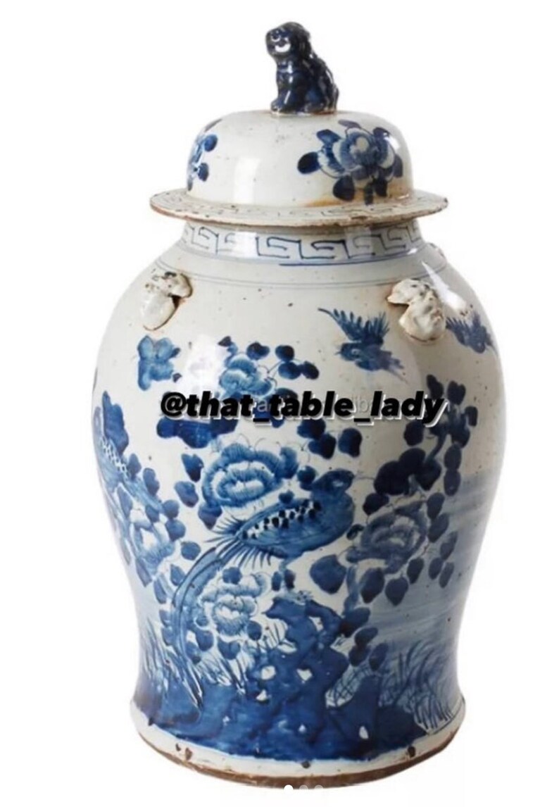 Large Ginger Jar Etsy