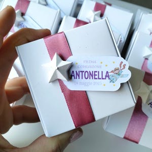 Bomboniera Prima Comunione o Battesimo Piccolo Principe con Magnete, Frasi e Confetti – Maschio o Femmina