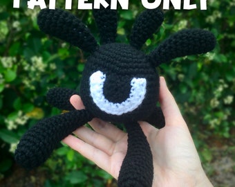 PATTERN ONLY- Phantom Crochet Plush Pattern Instructions (PDF digital download)
