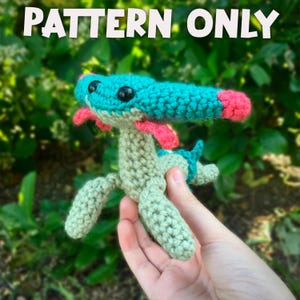 NUR MUSTER - Mini Dreepy Cute häkeln Plüsch Anleitung (Anleitung).