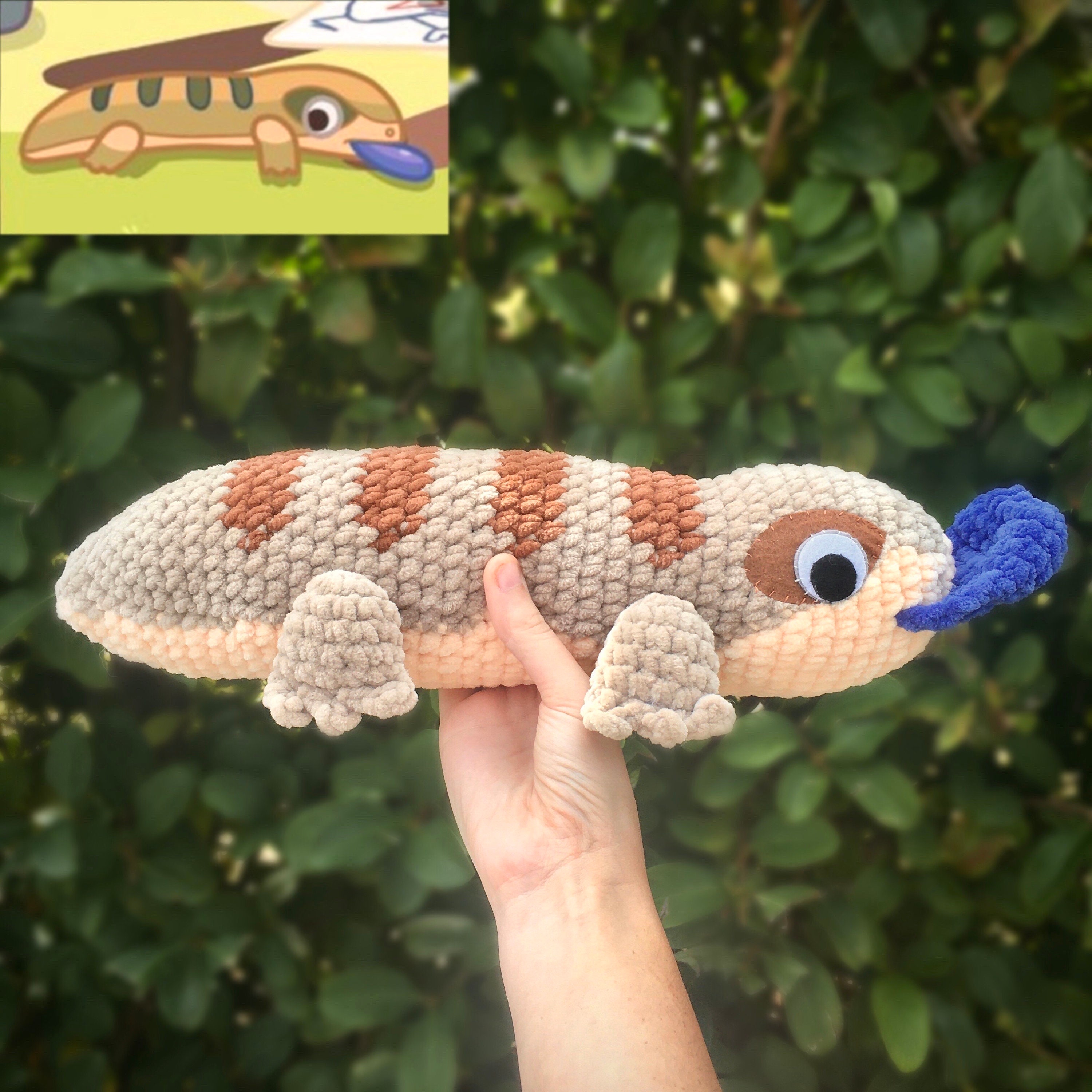 Blue tongue skink stuffed animal on sale