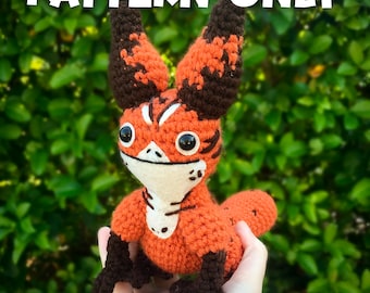 PATTERN ONLY- Loth Kitty Cute Crochet Plush Pattern Instructions