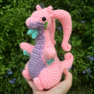 Goo Dragon- Cute Crochet Amigurumi Handmade Plush
