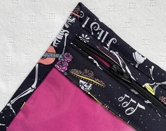 Decorazione in vinile di Halloween-kruissteek handwerkprojecttas in edizione limitata