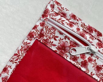 Kruissteek Handwerk Projecttas Vinyl Voorkant