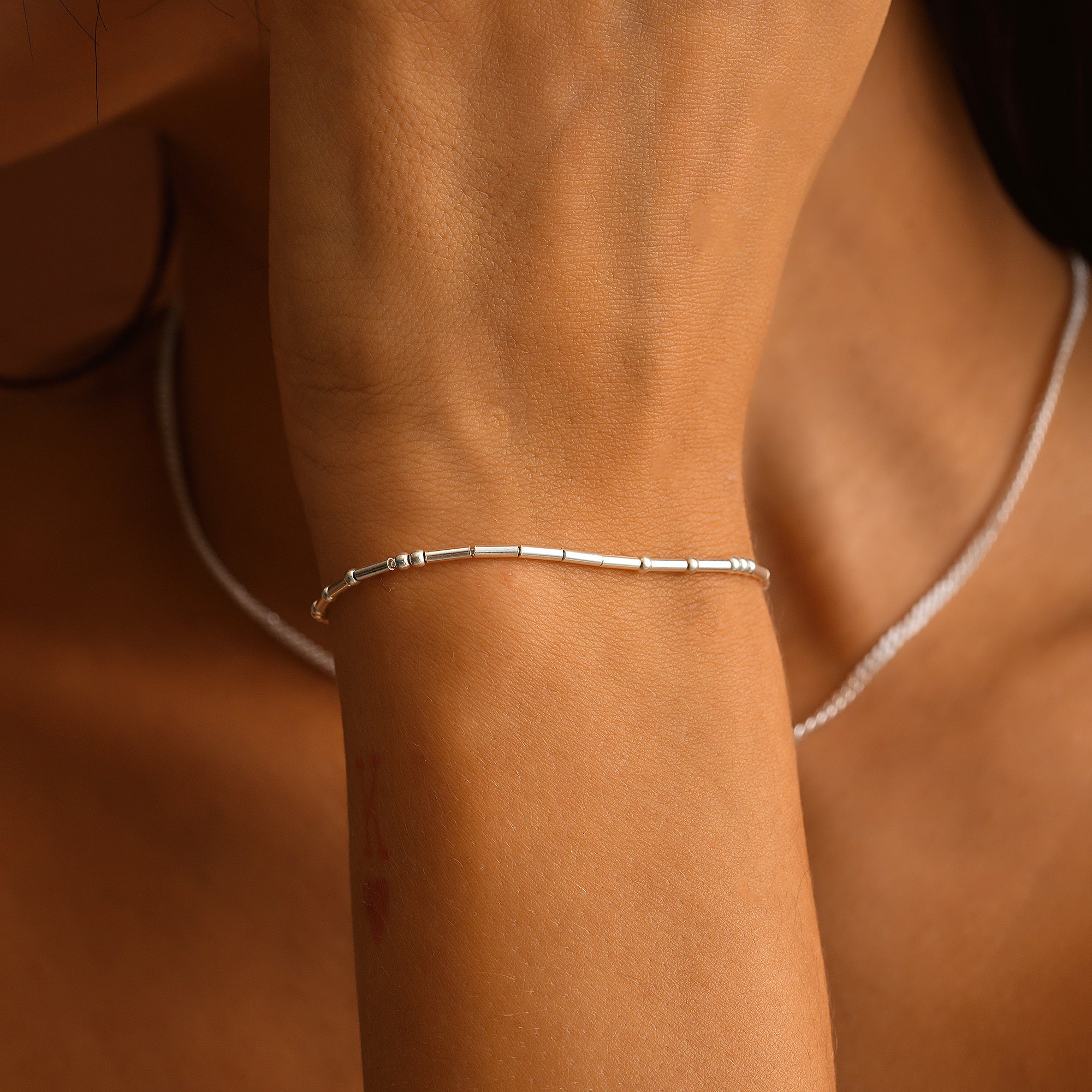 agurio　『Frinji code blacelet』 Amazon.com: Angel Number Bracelets for Women 111 Morse Code