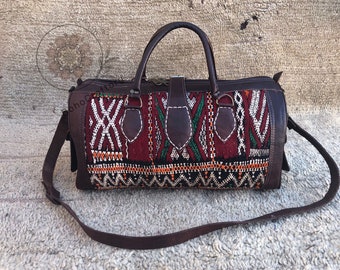 kilim duffle bolsa