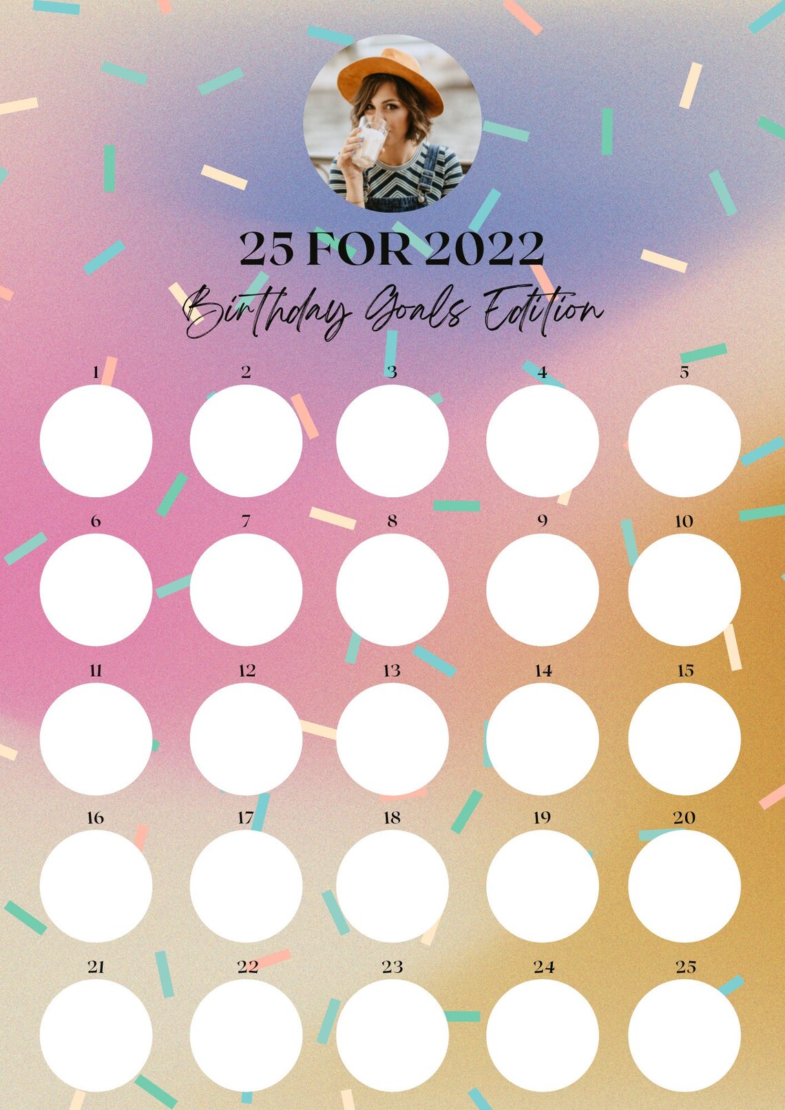Birthday tracker printable birthday planner instant download etsy